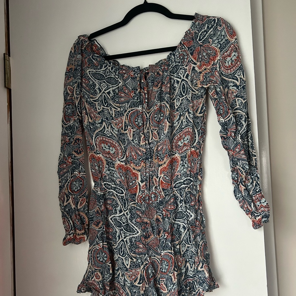 Aeropostale Multicolor Paisley Romper